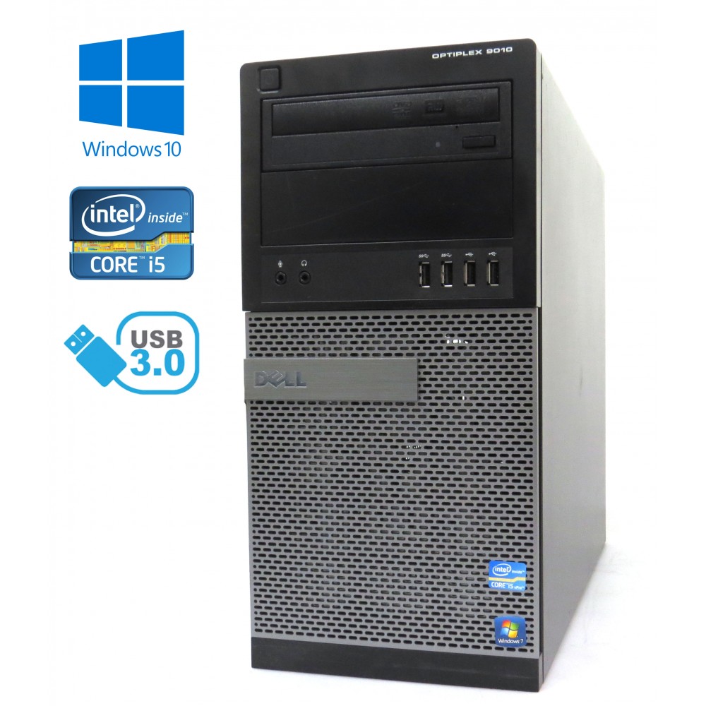 Dell OptiPlex 9010 MT, Intel i5-3570/3.40GHz, 8GB RAM, 128GB SSD, DVD-RW , Windows 10