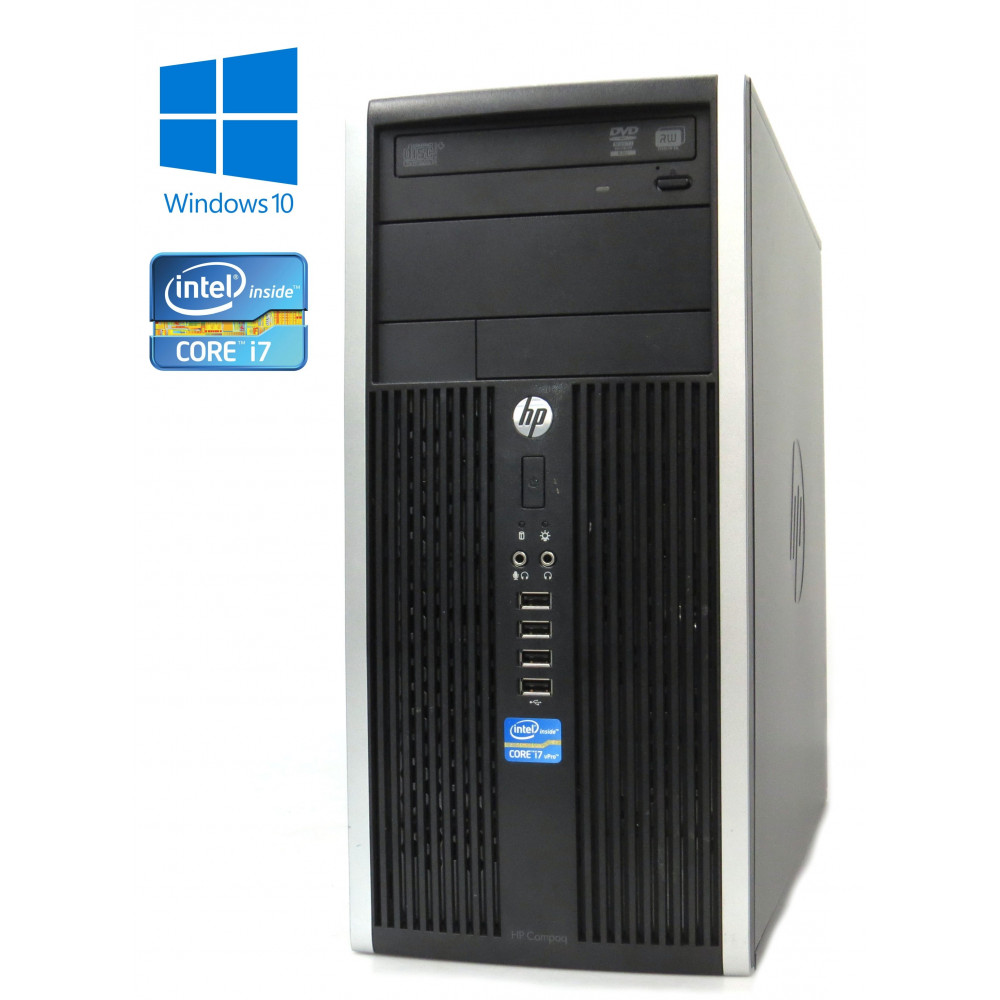 HP Compaq Elite 8200 CMT, Intel i7-2600/3.40GHz, 8GB, 250GB HDD, AMD Radeon HD 6450, Windows 10