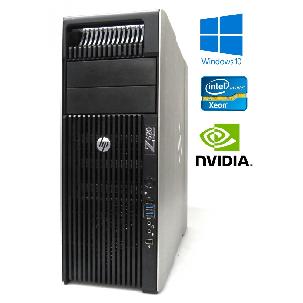 Herní HP Z620 - 2× Xeon E5-2690, 64GB RAM, 480GB SSD+1000GB HDD, Quadro K4000, Windows 7