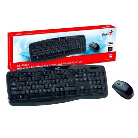 Set klávesnice + myš, bezdrátový Genius KB-8000X CZ,SK