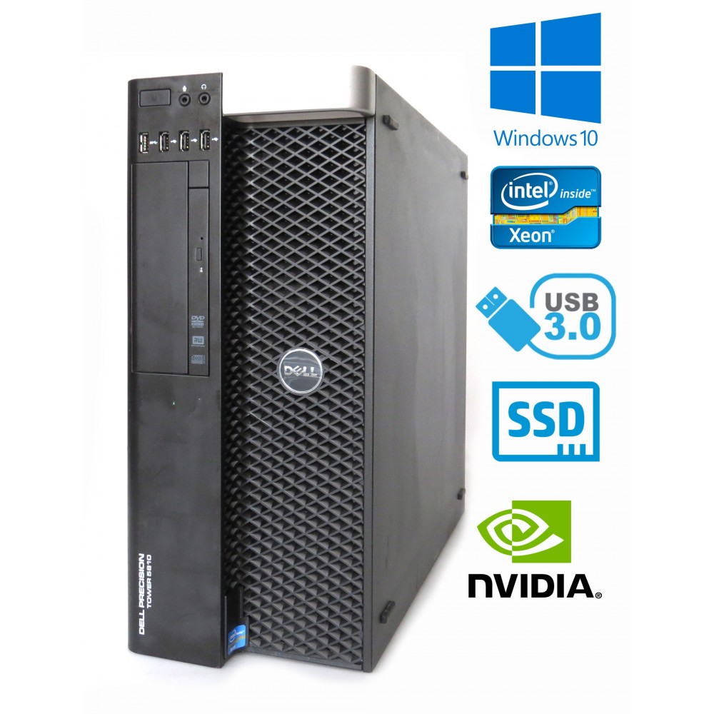 Dell Precision 5810 - Xeon E5-1620 v3, 16GB RAM, 256GB SSD, NVIDIA Quadro K4200, W7P